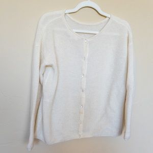 Sézane Gaspard Cardigan size M Ecru